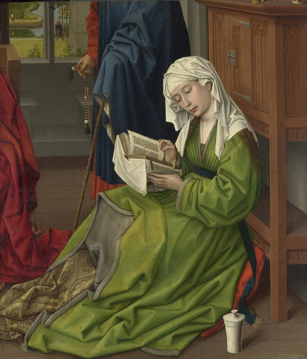 Rogier van der Weyden, «La Magdalena llegint» (c. 1438)